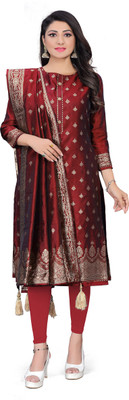 VUBA Jacquard Printed Salwar Suit Material