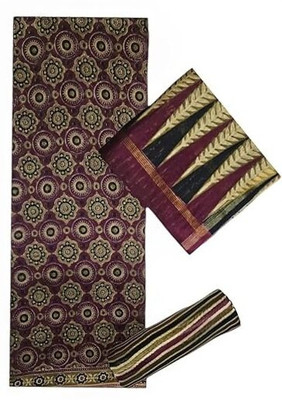 Eddika Cotton Silk Embroidered Salwar Suit Material