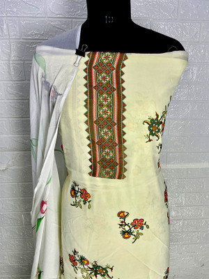 Nagi Textile Georgette Printed Kurta & Palazzo Material
