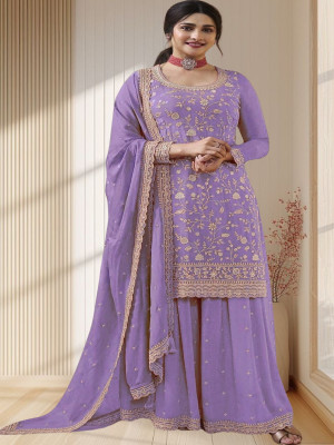 Amit Georgette Embroidered Salwar Suit Material