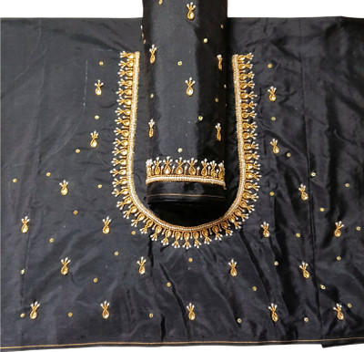 THE ZIVAA Art Silk Embellished Blouse Material