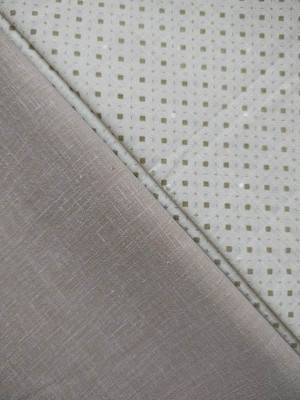 s n textiles Cotton Blend Printed, Self Design Shirt Fabric