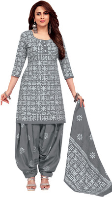Miraan Cotton Blend Printed Salwar Suit Material