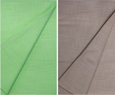 KUNDAN SULZ GWALIOR Cotton Blend Self Design Shirt Fabric