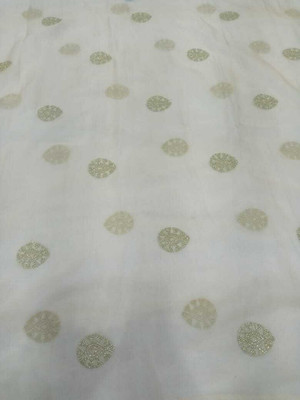 SATKAAR FASHIONS Silk Blend Embroidered Multipurpose Running Fabric