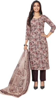Miraan Cotton Blend Printed Salwar Suit Material