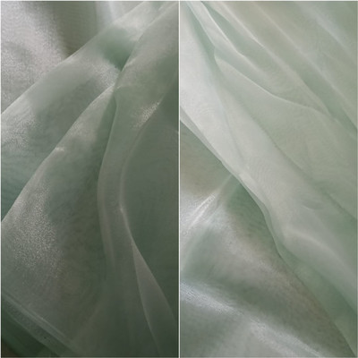 PRACHI ENTERPRISES Organza Solid Gown/Anarkali Kurta & Bottom Material