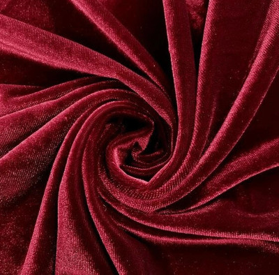 ramiv vastra Velvet Solid Multipurpose Running Fabric