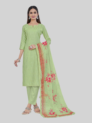 Tavas Viscose Rayon Embroidered Salwar Suit Material