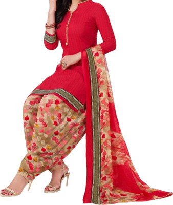Ruhabs Crepe Paisley Salwar Suit Material