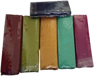 Cotton colors Cotton Silk Solid Blouse Material
