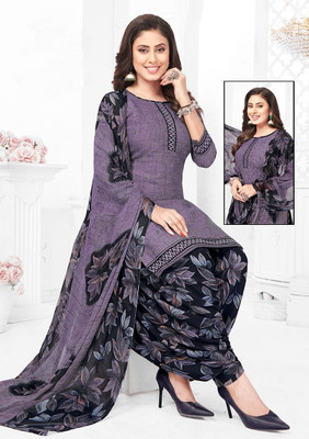 SAPTAPADI DESIGNER Crepe Self Design Salwar Suit Material