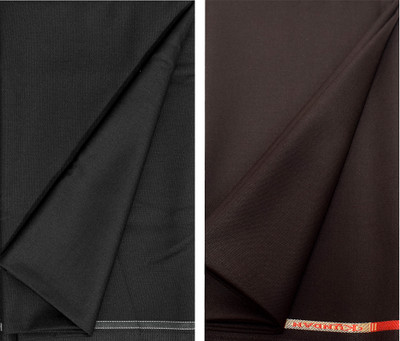 KUNDAN SULZ GWALIOR Polycotton Solid Trouser Fabric