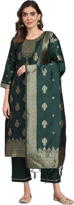 SHREE HARI FAB Art Silk Self Design Kurta & Churidar Material