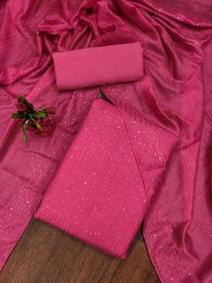Vedanya Creation Pure Cotton Self Design Kurta & Churidar Material