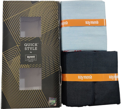 Raymond Cotton Blend Self Design Shirt & Trouser Fabric