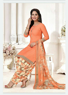 Wonder Weave Crepe Printed Salwar Suit Material