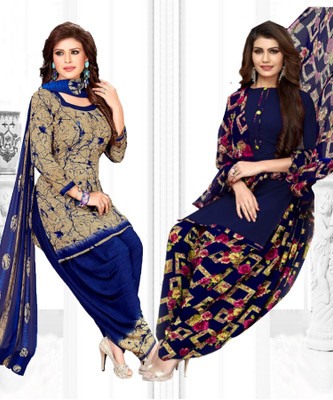Caoimhe Crepe Printed Salwar Suit Material