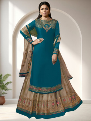 Amit Georgette Embroidered Salwar Suit Material