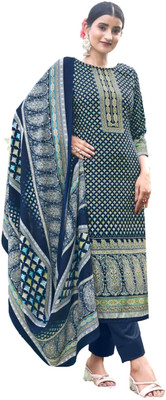 Rosniya Wool Printed Salwar Suit Material