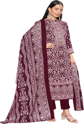 HouseOfCommon Wool Printed Salwar Suit Material