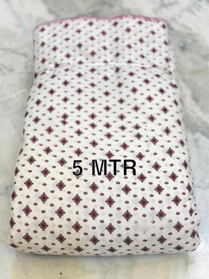 N A Attire Cotton Blend Floral Print Suit Fabric