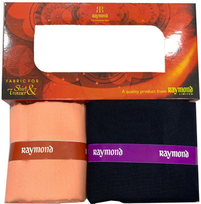 Raymond Cotton Blend Solid Shirt & Trouser Fabric