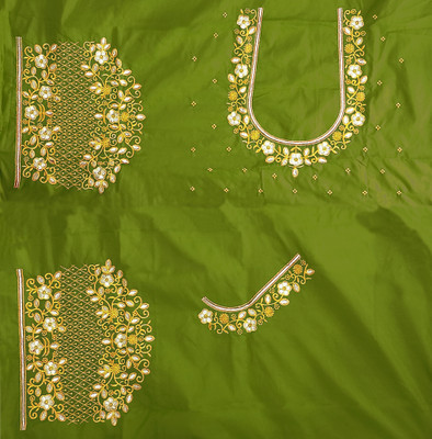 TRISHULFASHION Art Silk Self Design Blouse Material