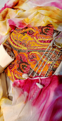 N C H Pure Cotton Floral Print Salwar Suit Material