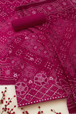 soch Viscose Rayon Printed Salwar Suit Material