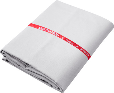 abhi fashion Cotton Blend Solid Shirt Fabric