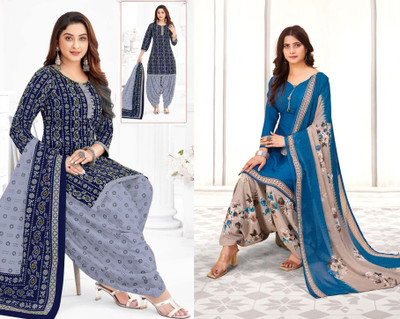 HouseOfCommon Crepe Self Design Salwar Suit Material