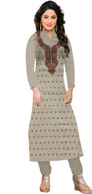 Amrit Trading Co Wool Embroidered Salwar Suit Material
