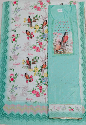 ADAB SAREES Crepe Printed Salwar Suit Material
