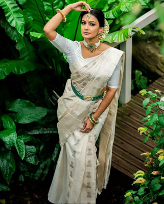 Banarasi Pure Silk Self Design Blouse Material