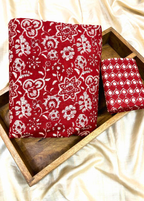 PALASH Pure Cotton Printed Salwar Suit Material