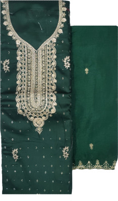 Soul Essence Pure Cotton Embroidered Salwar Suit Material