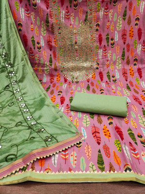 Tasrika Cotton Blend Printed Salwar Suit Material