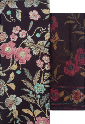Soul Essence Pure Cotton Embroidered Salwar Suit Material