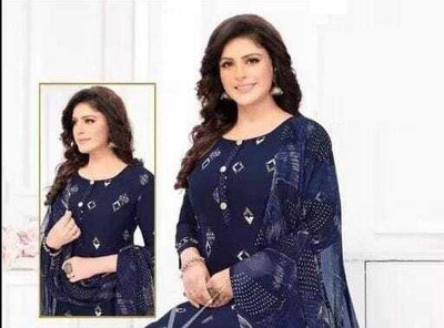 ANOKHISTYLE Crepe Printed Salwar Suit Material