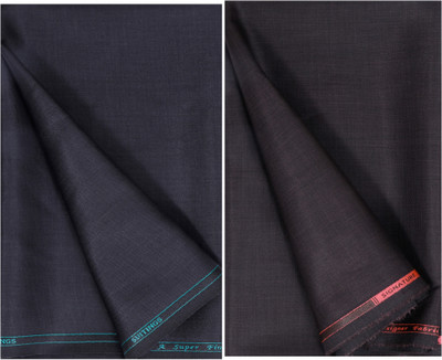 abhi fashion Polycotton Self Design Trouser Fabric