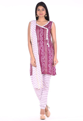 JABAMA Cotton Blend Printed Salwar Suit Material