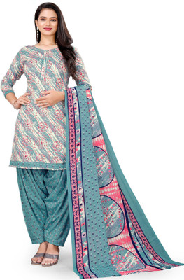Rajnandini Cotton Blend Printed Salwar Suit Material
