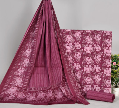 NISHIRE Pure Cotton Printed Salwar Suit Material