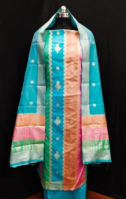 SHREE HARI FAB Art Silk Self Design Kurta & Churidar Material