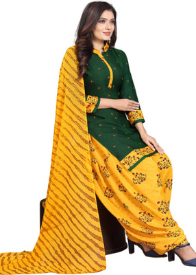 Wonaya Fab Crepe Printed Salwar Suit Material