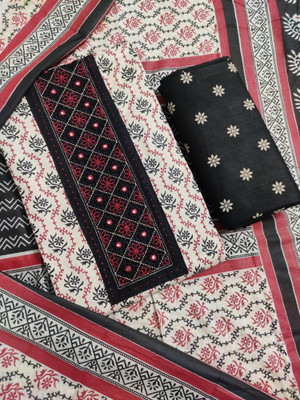 Sublime W Pure Cotton Embroidered Salwar Suit Material