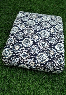 Kuthampully Pure Cotton Printed Kurta Fabric