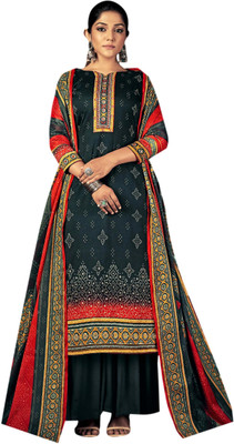 ShEmpire Wool Printed Salwar Suit Material