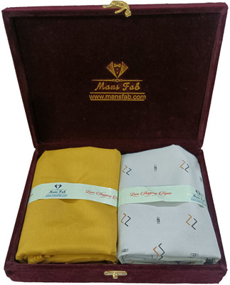 Mansfab Cotton Blend Printed Shirt & Trouser Fabric